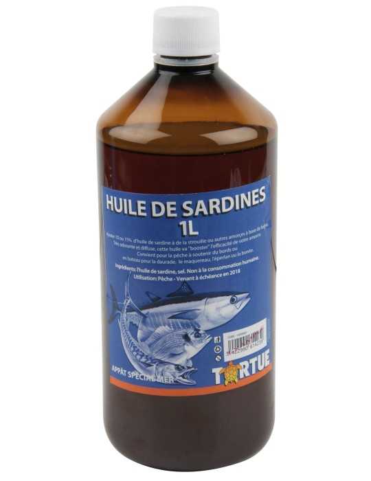 Huile de sardine 1L Tortue