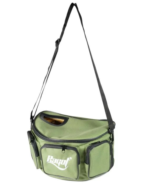 Musette panier basket vert 3 poches