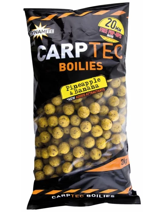 Bouillettes Carp-tec pineapple & banana Dynamite baits