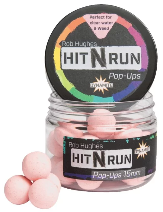 Bouillettes flottantes Hit'N'Run rose Dynamite Baits