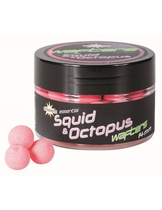 Bouillettes flottantes fluro wafters squid & octopus Dynamite Baits