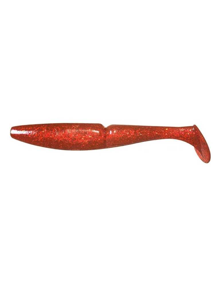 Leurre Souple Sawamura One Up Shad 4" n°035 Red Red Flakes (x6) – Natusport