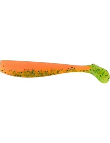 Leurre Souple Madness Bakuree Shad KB 8CM ORANGE GREEN - Natusport