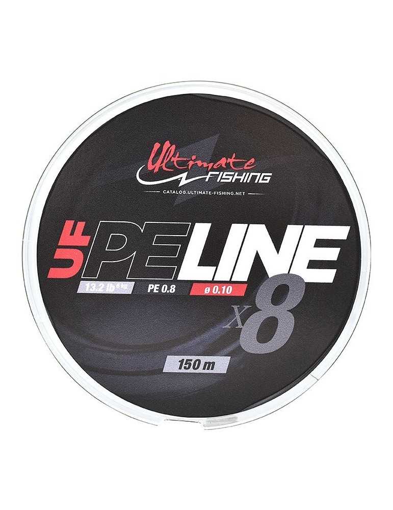 Tresse Ultimate Fishing Uf Pe Line X8 0.10 150M - Natusport