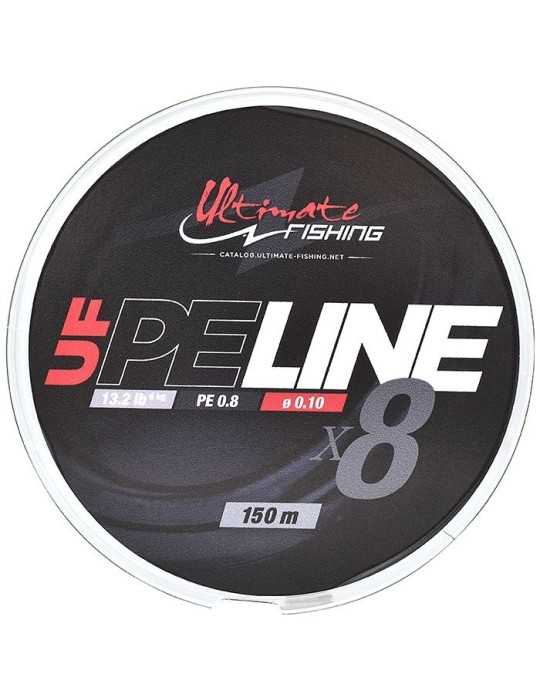 Tresse Ultimate Fishing Uf Pe Line X8 0.10 150M - Natusport