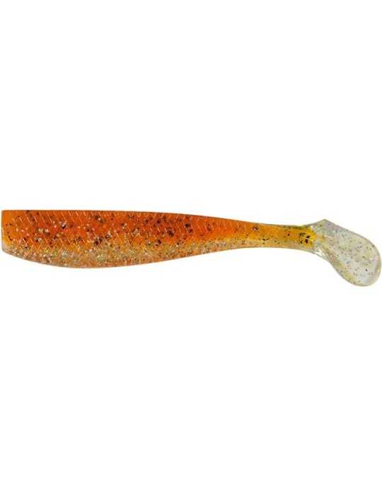 Leurre Souple Madness Bakuree Shad KB 8CM ORANGE GREEN - Natusport