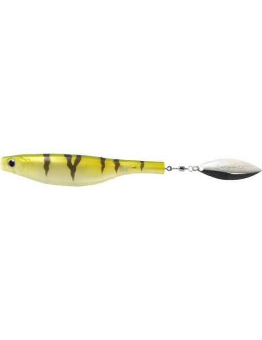 Leurre Souple Arme Hyperlastics Dartspin Pro Football Jig 4 1/2 STRIPED GREEN - Natusport