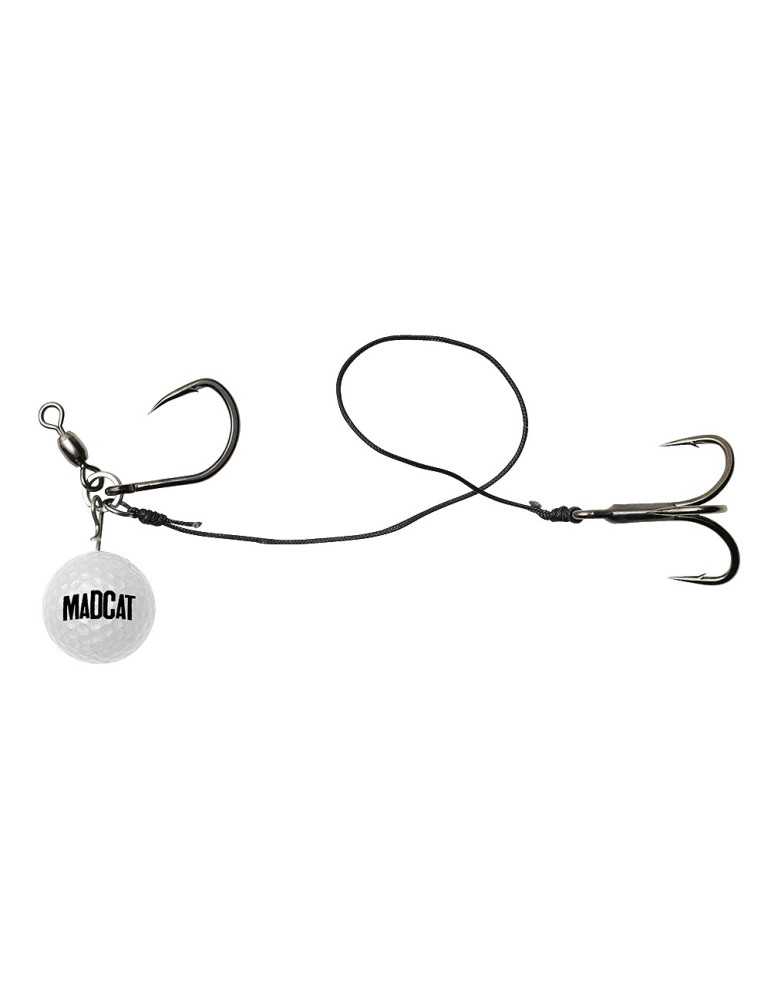 Bas de ligne Golf ball snap-on vertiball rig Madcat
