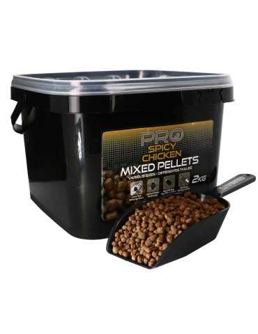 Pellet Starbaits Pro Spicy Chicken Pellets Mixed 2Kg - Natusport