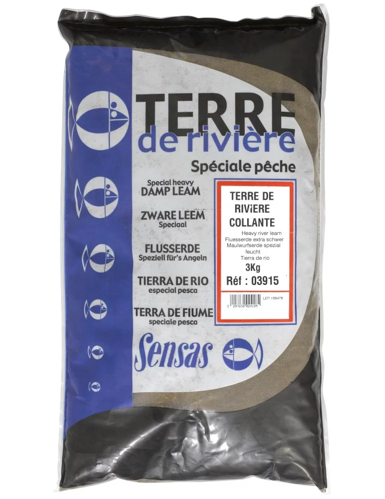 Terre De Rivière Collante Sensas 3Kg - Natusport
