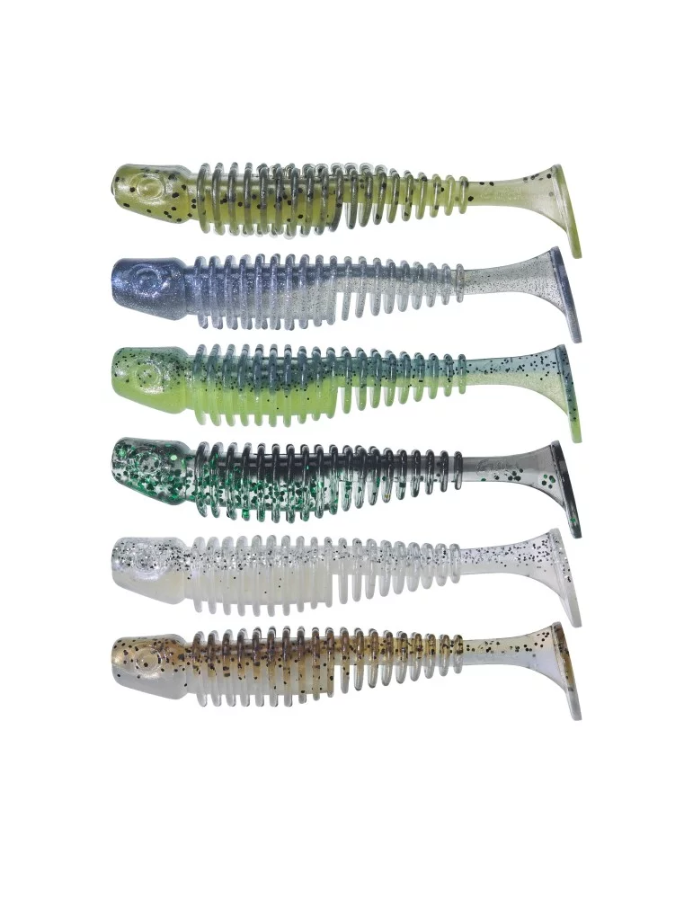 Leurres Souples Gunki Vmax Tipsy Sxl Clear Water - Natusport