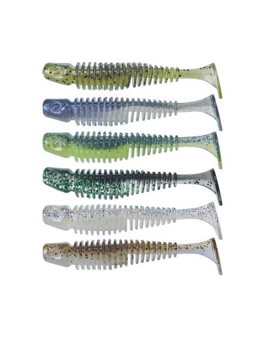 Leurres Souples Gunki Vmax Tipsy Sxl Clear Water - Natusport