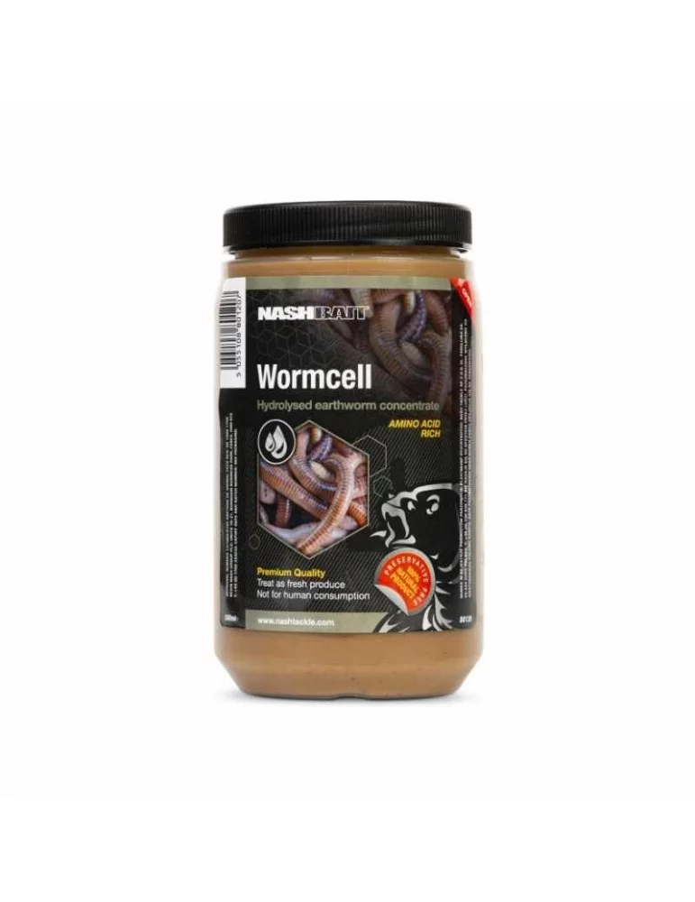 Attractant Liquide Naturel Nashbait Wormcell 500ml - Natusport