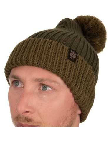 Bonnet bobble heavy olive Fox