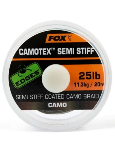 Tresse à bas de ligne camotex semi-stiff camo Fox