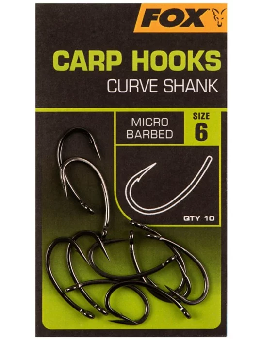 Hameçon simple curve shank carpe Fox