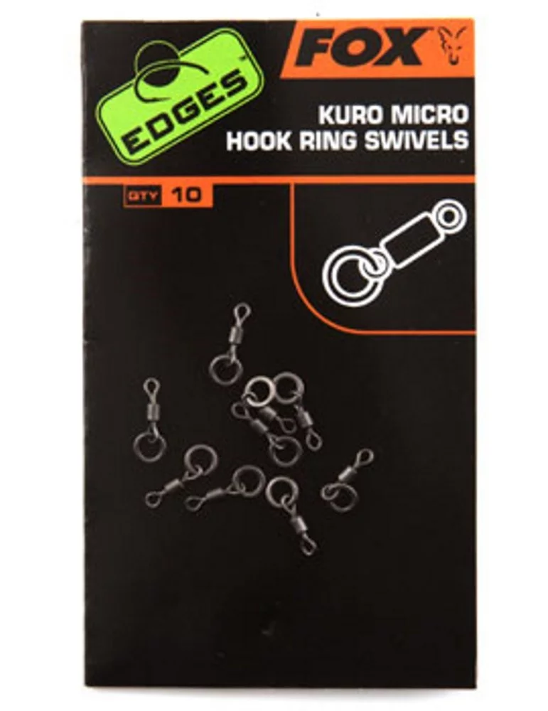 Emerillons kuro micro hook ring Fox Edges