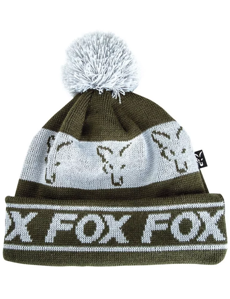 Bonnet bobble heavy olive Fox pêche carpe - Natusport