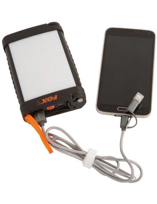 Lampe Halo power multi light & batterie Fox