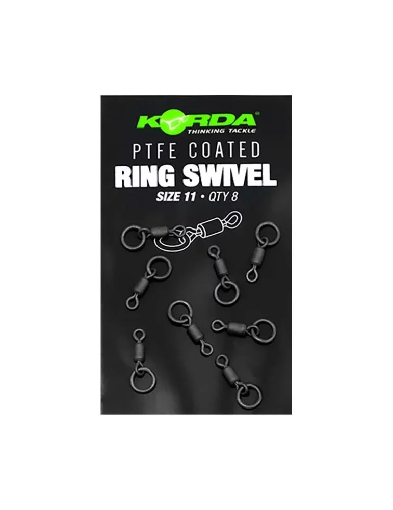 Emerillon Korda Ptfe Ring Swivel Taille 11 - Par 8 - Natusport