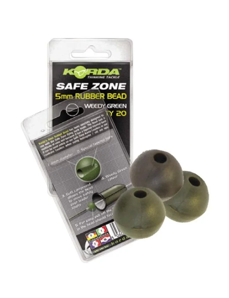 Perle Korda Rubber Bead Safe Zone - Natusport