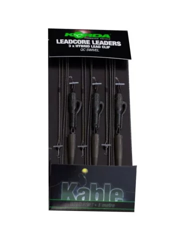 Leadcore Korda Leadcore Leader Hybrid Lead Clip Qc Weed - Natusport