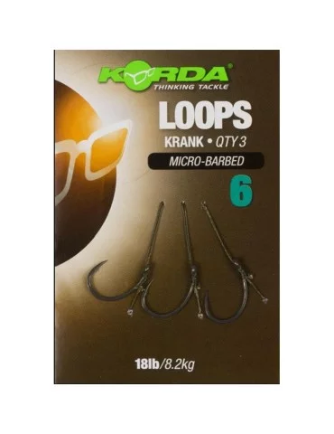 Bas De Ligne Korda Loop Rigs T6 Krank 18 Lb - Natusport