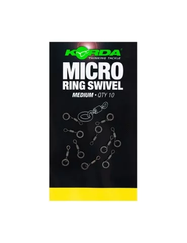 Emerillon à anneau Korda Micro Rig Ring Swivel - Natusport