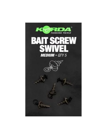 Emerillon Korda Micro Ring Swivel Bait Screw Medium - Natusport