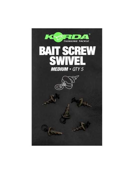 Emerillon Korda Micro Ring Swivel Bait Screw Medium - Natusport