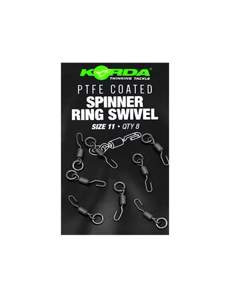 Emerillon Korda Ptfe Spinner Ring Swivel T11 - Par 8 - Natusport