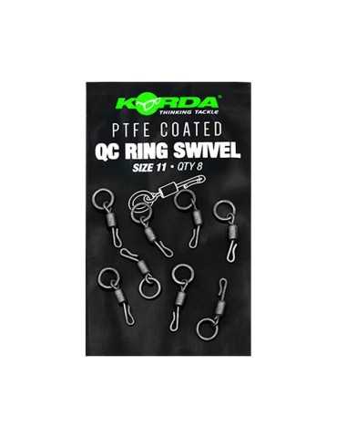 Emerillon Korda Ptfe Qc Ring Swivel T11 - Par 8 - Natusport