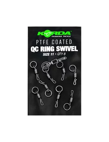 Emerillon Korda Ptfe Qc Ring Swivel T11 - Par 8 - Natusport