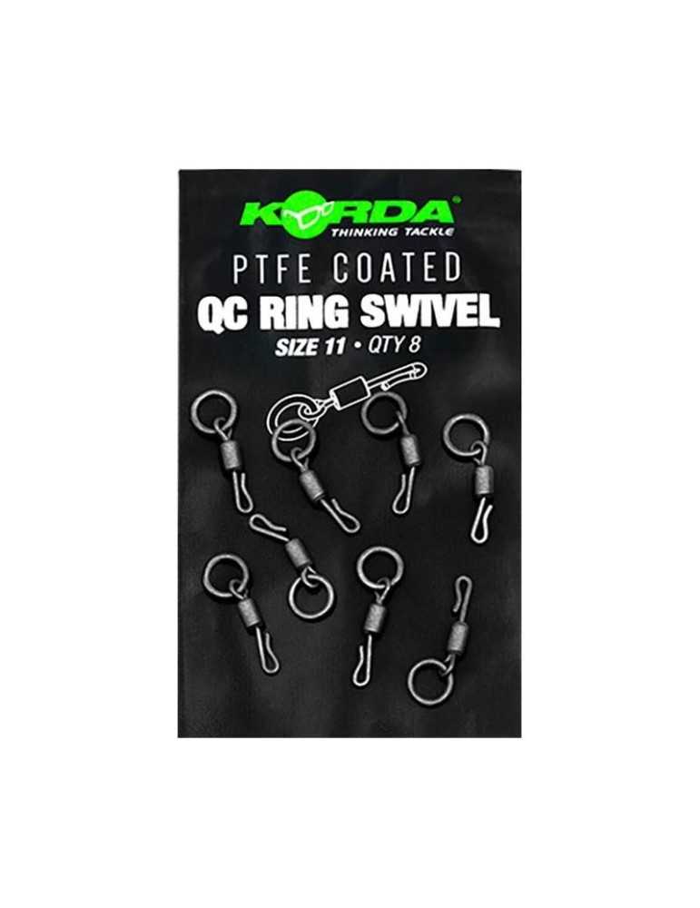 Emerillon Korda Ptfe Qc Ring Swivel T11 - Par 8 - Natusport
