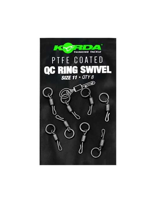 Emerillon Korda Ptfe Qc Ring Swivel T11 - Par 8 - Natusport