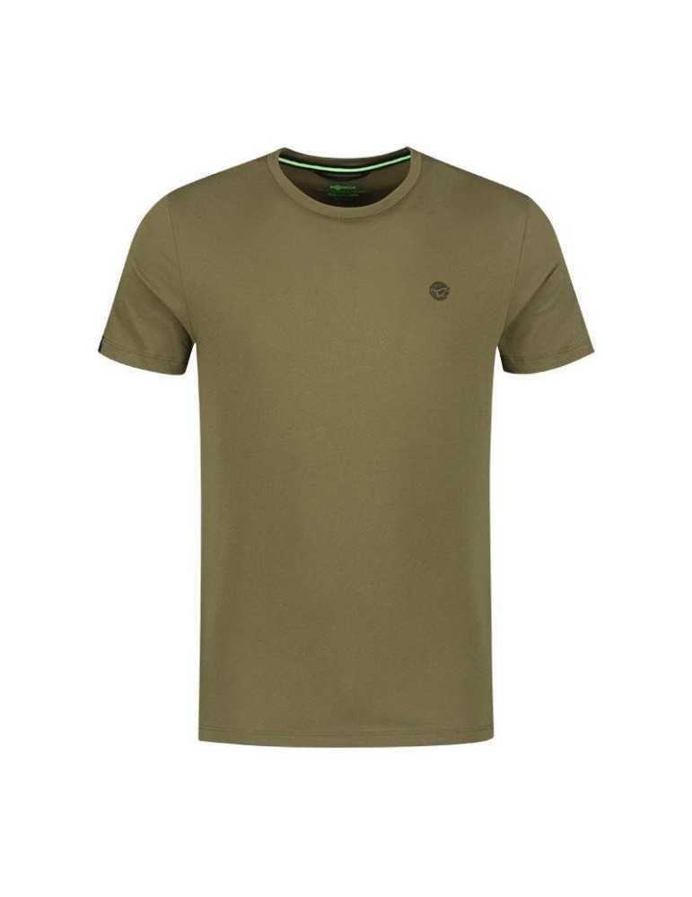 Tee Shirt Manches Courtes Homme Korda Kore Round Neck Tee - Olive - Natusport