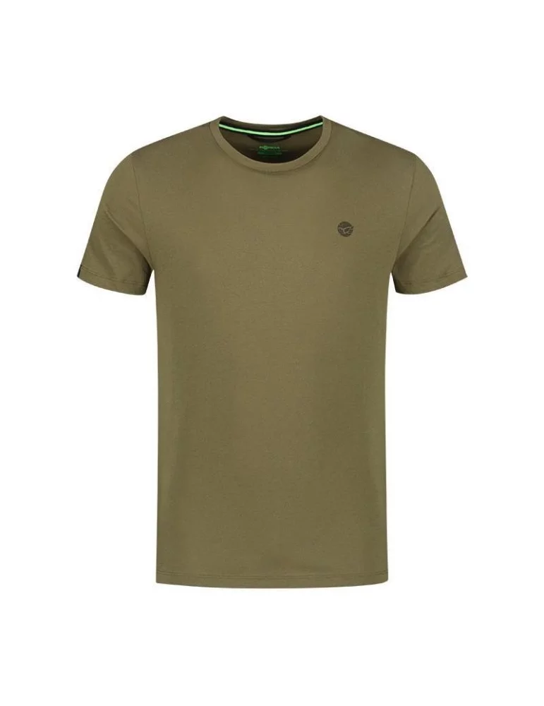 Tee Shirt Manches Courtes Homme Korda Kore Round Neck Tee - Olive - Natusport