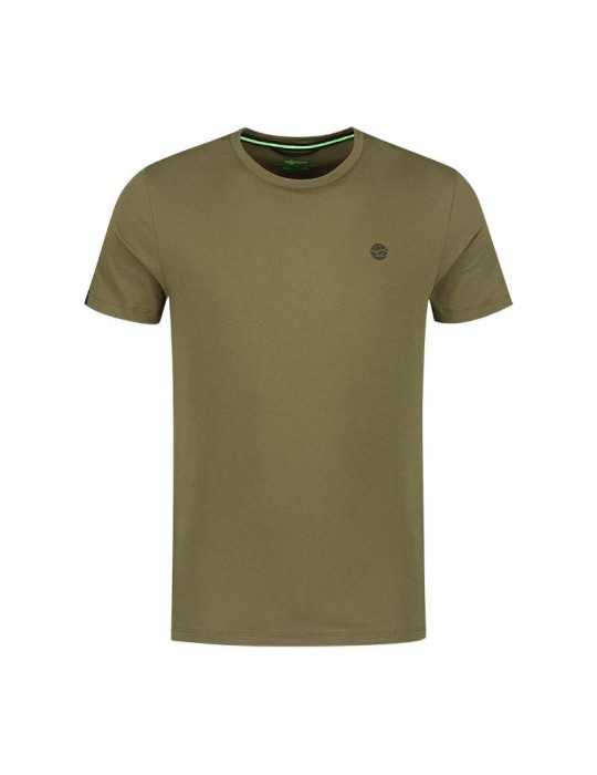 Tee Shirt Manches Courtes Homme Korda Kore Round Neck Tee - Olive - Natusport