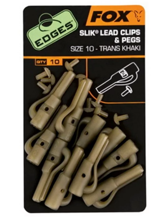 Clip plomb & chevilles slik Fox Edges