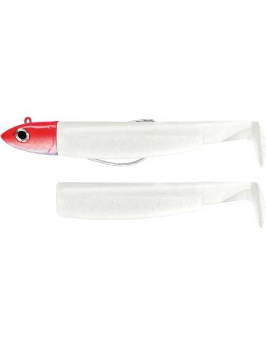 Kit Leurre Souple Arme Fiiish Combo Black Minnow + Tete Plombee Off Shore / Shore - Natusport