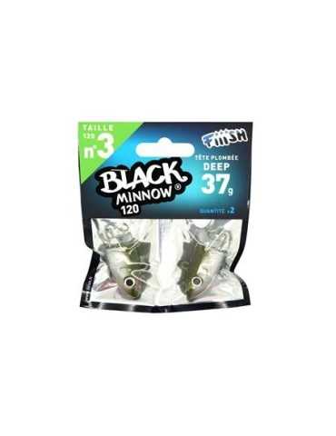 Tete Plombée Fiiish Black Minnow Deep - Natusport 2