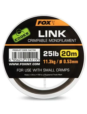 Monofilament Link trans khaki Fox Edges