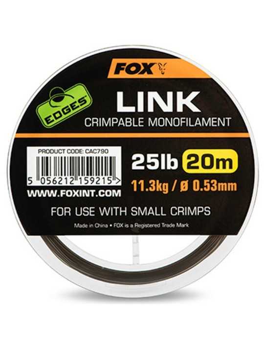 Monofilament Link trans khaki Fox Edges