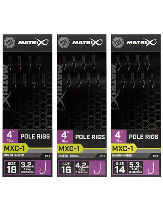 Bas de ligne MXC-1 4” Pole rigs Matrix