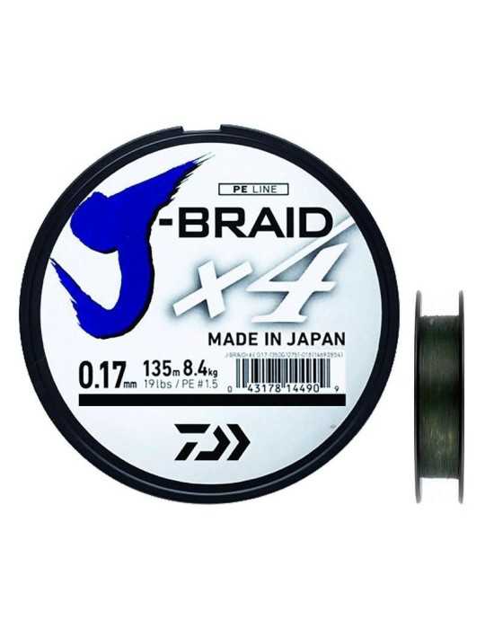 Tresse Daiwa J Braid X4b - Natusport