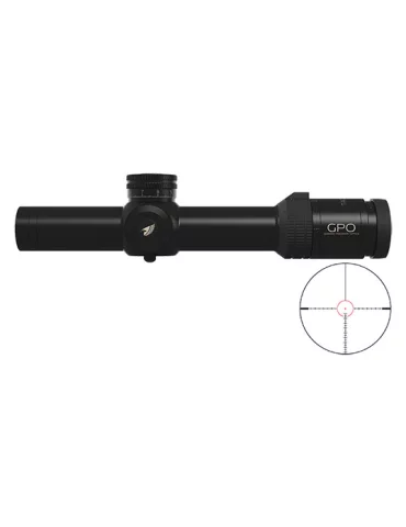 Lunette GPO Tactical 1-8x24
