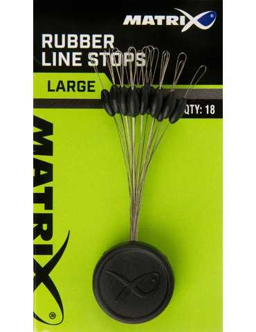 Rubber line stops Matrix medium pêche coup - Natusport 2