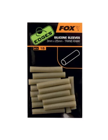 Manchons silicone sleeves Fox Edges pêche carpe - Natusport