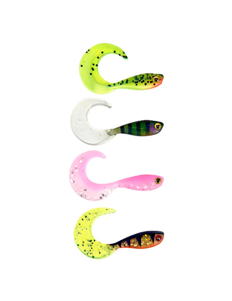 Pack 8 leurres UV Micro grub Fox Rage pêche carnassier - Natusport