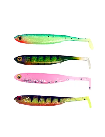 Pack 8 leurres UV Micro tiddler fast Fox Rage pêche - Natusport